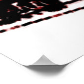 Dampflokomotive Print Poster (Ecke)