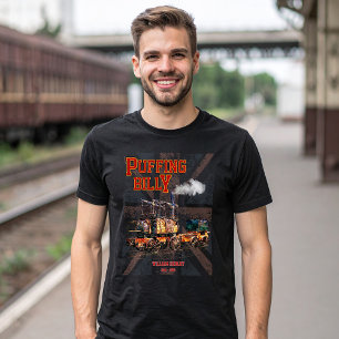 Dampflokomotive Puffing Billy Englisch T-Shirt