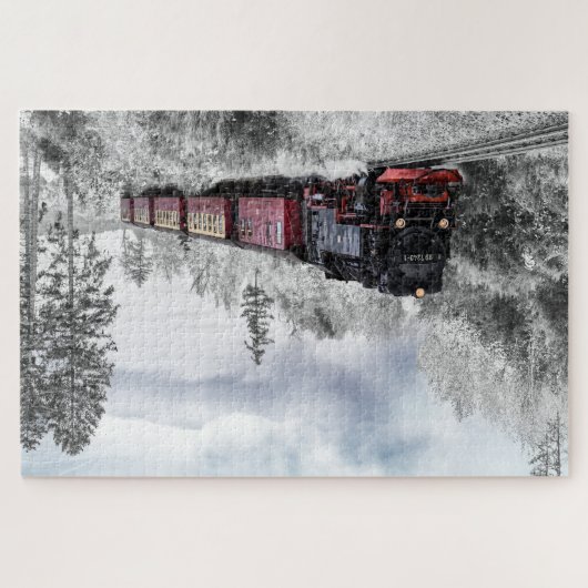 Dampflokomotive Puzzle (Horizontal)