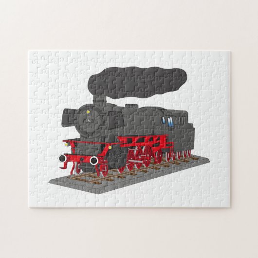 Dampflokomotive Puzzle (Horizontal)