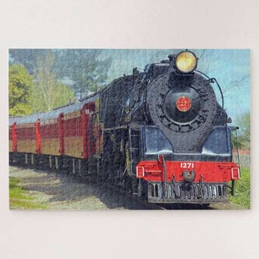 Dampflokomotive Puzzle (Horizontal)