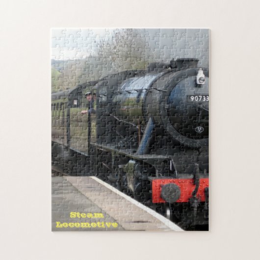 Dampflokomotive Puzzle (Vertikal)