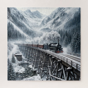 Dampflokomotive Puzzle