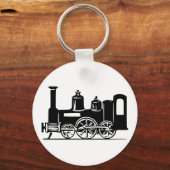 Dampflokomotive Schlüsselanhänger (Rückseite)