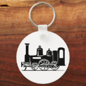 Dampflokomotive Schlüsselanhänger (Vorderseite)