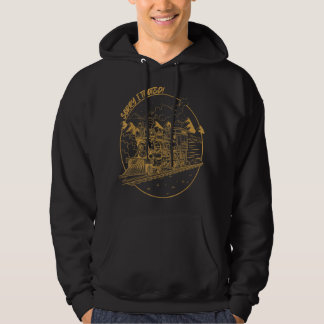 Dampflokomotive Sorry, dass ich getoodet Eisenbahn Hoodie