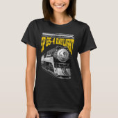 Dampflokomotive SP GS-4 4449 Zug T-Shirt (Vorderseite)