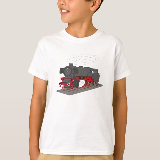 Dampflokomotive T-Shirt (Vorderseite)