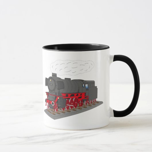Dampflokomotive Tasse (Rechts)