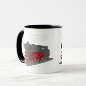 Dampflokomotive Tasse (Vorderseite Links)