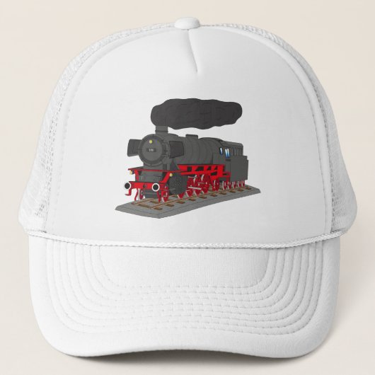 Dampflokomotive Truckerkappe (Vorderseite)