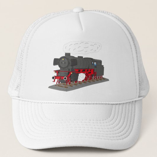 Dampflokomotive Truckerkappe (Vorderseite)