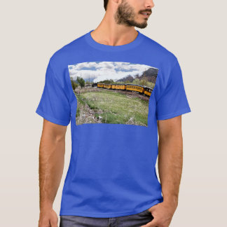 Dampflokomotive und Personenkraftwagen Durango und T-Shirt