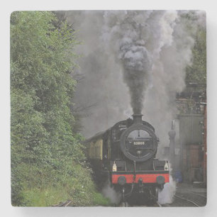 Dampflokomotive Zug Steinuntersetzer