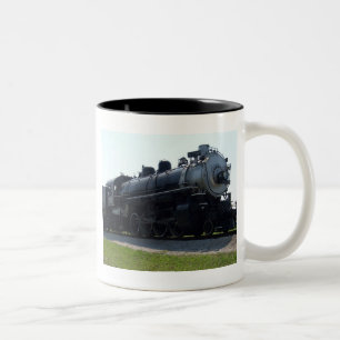 Dampflokomotive Zweifarbige Tasse