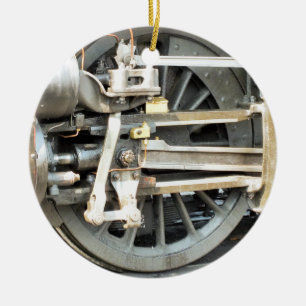DAMPFLOKOMOTIVEN KERAMIK ORNAMENT