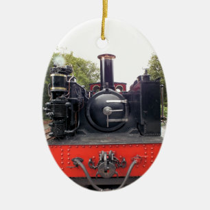 DAMPFLOKOMOTIVEN KERAMIK ORNAMENT