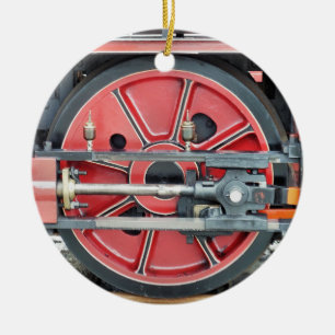 DAMPFLOKOMOTIVEN KERAMIKORNAMENT
