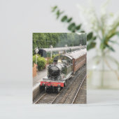 DAMPFLOKOMOTIVEN POSTKARTE (Stehend Vorderseite)