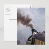 DAMPFLOKOMOTIVEN POSTKARTE (Vorne/Hinten)