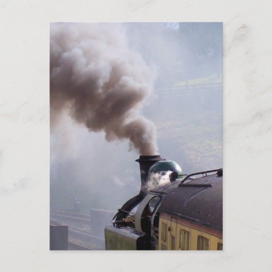 DAMPFLOKOMOTIVEN POSTKARTE (Vorderseite)