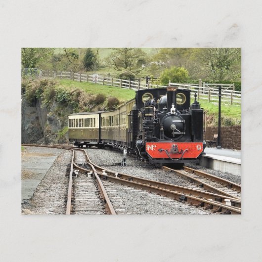 DAMPFLOKOMOTIVEN POSTKARTE (Vorderseite)