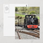 DAMPFLOKOMOTIVEN POSTKARTE (Vorne/Hinten)