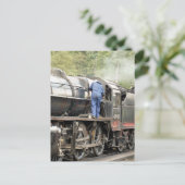 DAMPFLOKOMOTIVEN POSTKARTE (Stehend Vorderseite)