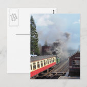 DAMPFLOKOMOTIVEN POSTKARTE (Vorne/Hinten)
