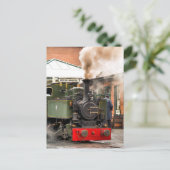 DAMPFLOKOMOTIVEN POSTKARTE (Stehend Vorderseite)