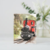 DAMPFLOKOMOTIVEN POSTKARTE (Stehend Vorderseite)