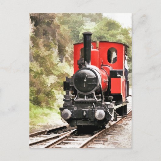 DAMPFLOKOMOTIVEN POSTKARTE (Vorderseite)