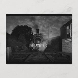 Dampflokomotiven-Postkarte Postkarte