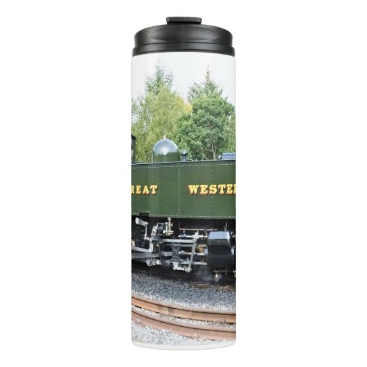 DAMPFLOKOMOTIVEN THERMOSBECHER (Vorderseite)