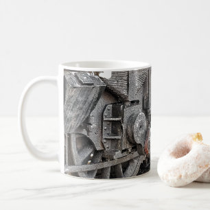 DAMPFLOKOMOTIVRÄDER KAFFEETASSE