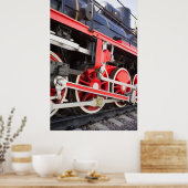 Dampfloks Poster (Küche)