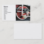 Dampfloks Visitenkarte (Vorne/Hinten)