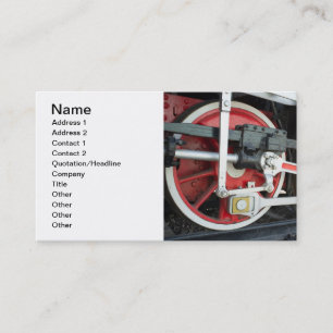 Dampfloks Visitenkarte