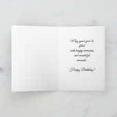 Dampflokzug Alles Gute zum Geburtstag Karte (Innenseite)