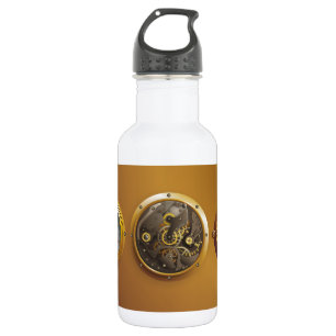 Dampfluhr Edelstahlflasche