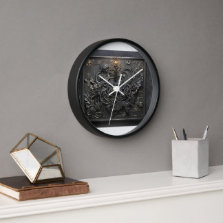Dampfluhr-Wanduhr im Steampunk-Stil Uhr