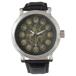 Dampfluhrwerk-Uhr Armbanduhr