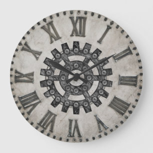 Dampfluhrwerk-Wanduhr Große Wanduhr