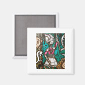 DAMPFMÄDCHEN 4 MAGNET (Vorderseite/Rückseite)