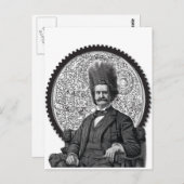 Dampfmann Postkarte (Vorne/Hinten)