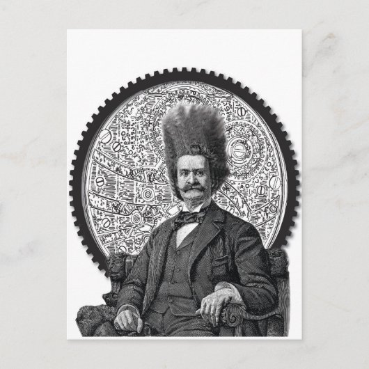 Dampfmann Postkarte (Vorderseite)