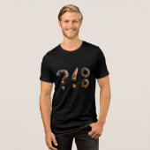 Dampfmarkierung Tri-Blend Shirt (Vorderseite voll)