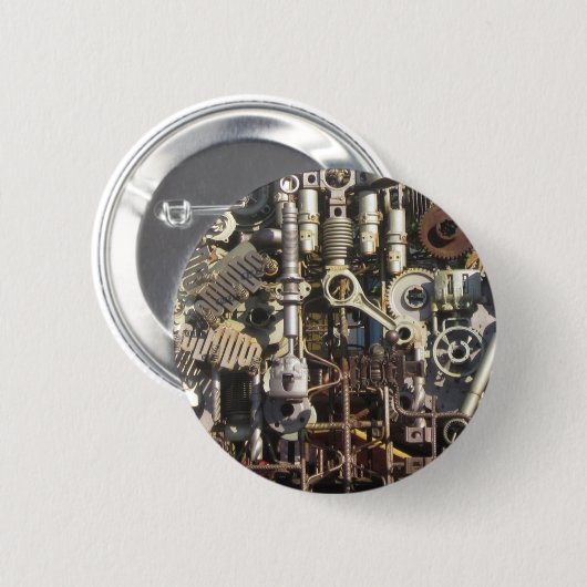 Dampfmaschine Button (Vorne & Hinten)