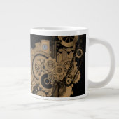 Dampfmaschine (Kupfer) Jumbo-Tasse (Rechts)