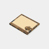 Dampfmaschine (Kupfer) Post-it Klebezettel (angewinkelt)